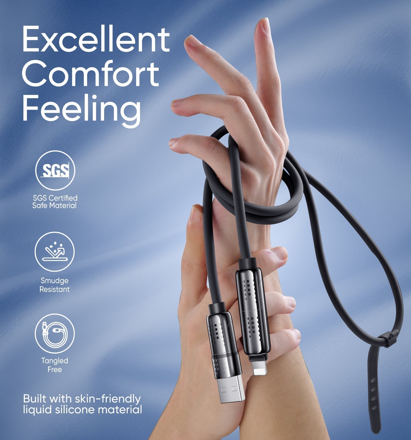 NESLEMY™⚡4-in-1 USB Charging Cable mFish fast charging