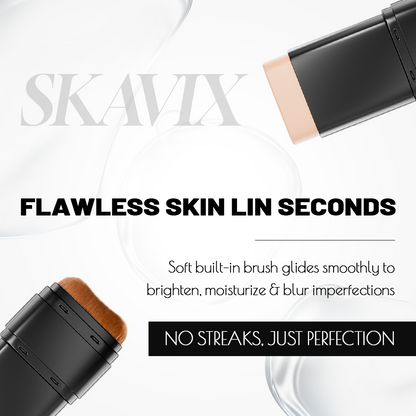 Skavix™ Foundation Concealer Stick Double-Ended Brush
